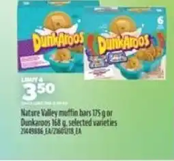 Real Canadian Superstore Nature Valley muffin bars or Dunkaroos offer