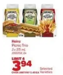 Real Canadian Superstore Heinz Picnic Trio offer