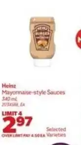 Real Canadian Superstore Heinz Mayonnaise-style Sauces offer