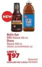 Real Canadian Superstore Bull's-Eye BBQ Sauce offer