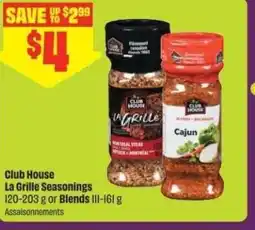 Chalo FreshCo Club House La Grille Seasonings offer