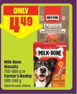 Chalo FreshCo Milk-Bone Biscuits or Farmer's Medley offer