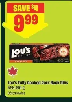 Chalo FreshCo Lou's Fully Cooked Pork Back Ribs offer
