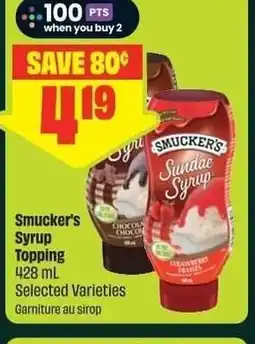 Chalo FreshCo Smucker's Syrup Topping offer