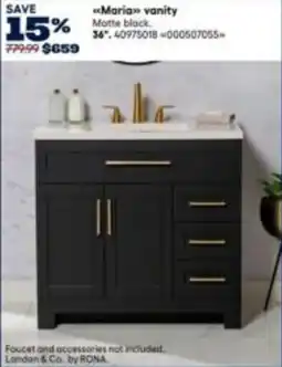 RONA Maria vanity offer