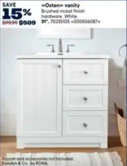RONA Osten vanity offer