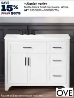 RONA Alanis vanity offer