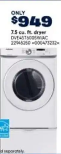 RONA Samsung dryer DVE45T6005WAC offer
