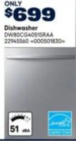 RONA Samsung Dishwasher DW80CG4051SRAA offer