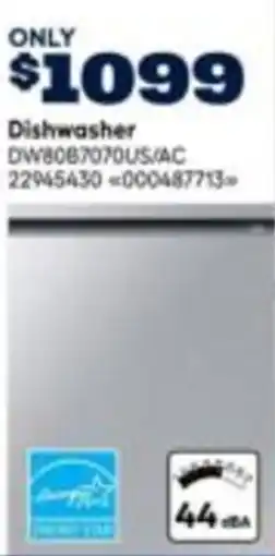 RONA Samsung Dishwasher DW8087070US/AC offer