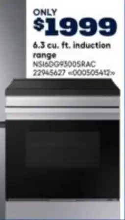 RONA Samsung induction range NS160G93005RAC offer