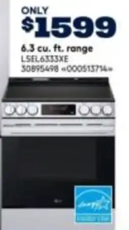 RONA 6.3 cu. ft. range offer