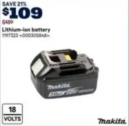 RONA MAKITA Lithium-ion battery offer