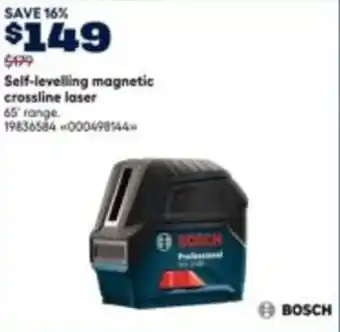 RONA BOSCH Self-levelling magnetic crossline laser offer