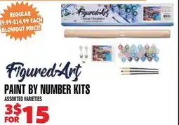 Len's Mill Stores Figured'Art PAINT BY NUMBER KITS offer