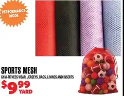Len's Mill Stores SPORTS MESH offer