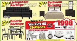 Surplus Furniture 21-Piece House Full Package #1 offer