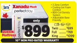Surplus Furniture Serta Perfect Day Xanadu Plush Queen Mattress In-A-Box offer