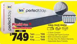 Surplus Furniture Serta Perfect Day Placid Firm Queen Mattress In-A-Box offer