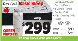 Surplus Furniture Basic Sleep Queen Mattress offer