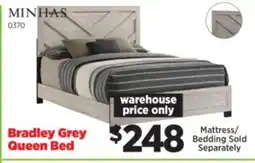 Surplus Furniture Bradley Dusty Oak Grey Queen Bed offer