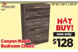 Surplus Furniture Canyon Maple 4-Drawer Chest offer