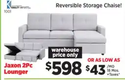 Surplus Furniture Jaxon 2Pc 2Pc Lounger offer