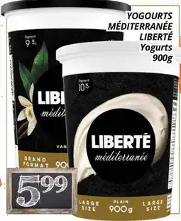 Supermarché PA YOGOURTS MÉDITERRANÉE LIBERTÉ | Yogurts offer