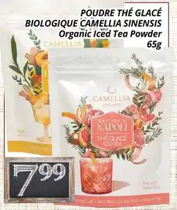 Supermarché PA POUDRE THÉ GLACÉ BIOLOGIQUE CAMELLIA SINENSIS | Organic Iced Tea Powder offer