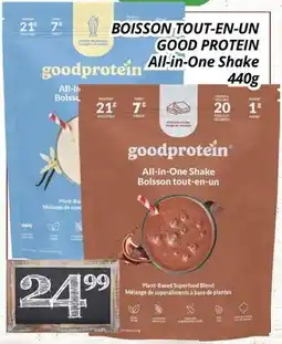 Supermarché PA BOISSON TOUT-EN-UN GOOD PROTEIN | All-in-One Shake offer