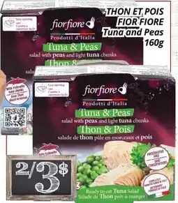 Supermarché PA THON ET POIS FIORFIORE | Tuna and Peas offer