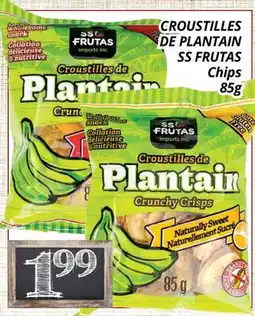 Supermarché PA CROUSTILLES DE PLANTAIN SS FRUTAS | Chips offer