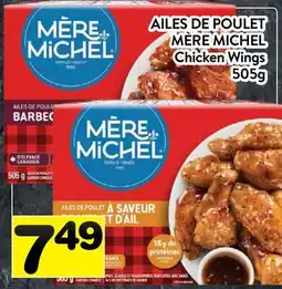 Supermarché PA AILES DE POULET MÈRE MICHEL |Chicken Wings offer