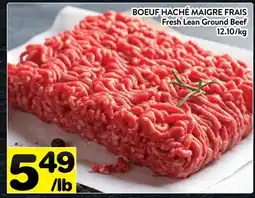 Supermarché PA BOEUF HACHÉ MAIGRE FRAIS | Fresh Lean Ground Beef offer