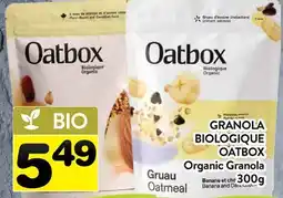 Supermarché PA GRANOLA BIOLOGIQUE OATBOX | Organic Granola offer