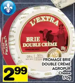 Supermarché PA FROMAGE BRIE DOUBLE CRÈME AGROPUR | Cheese offer