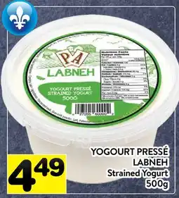 Supermarché PA YOGOURT PRESSÉ LABNEH | Strained Yogurt offer