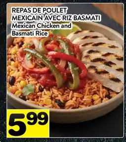 Supermarché PA REPAS DE POULET MEXICAIN AVEC RIZ BASMATI | Mexican Chicken and Basmati Rice offer