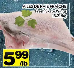 Supermarché PA AILES DE RAIE FRAÎCHE | Fresh Skate Wings offer