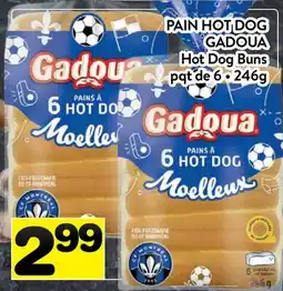Supermarché PA PAIN HOT DOG GADOUA | Hot Dog Buns offer