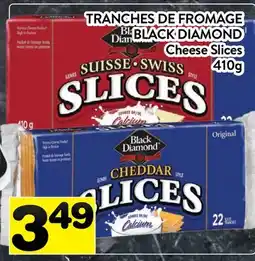 Supermarché PA TRANCHES DE FROMAGE BLACK DIAMOND | Cheese Slices offer