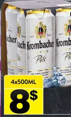 Supermarché PA BIÈRE KROMBACHER | Beer offer