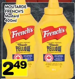 Supermarché PA MOUTARDE FRENCH'S | Mustard offer