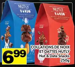 Supermarché PA COLLATIONS DE NOIX ET DATES NUTLY | Nut & Date Snacks offer