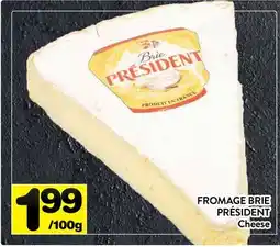 Supermarché PA FROMAGE BRIE PRÉSIDENT | Cheese offer