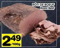 Supermarché PA RÔTI DE BOEUF | Roast Beef offer