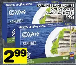 Supermarché PA SARDINES DANS L'HUILE D'OLIVE O.MER | Sardines in Olive Oil offer