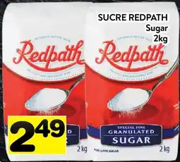 Supermarché PA SUCRE REDPATH | Sugar offer