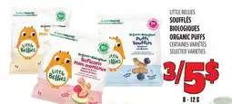 Marches Tau SOUFFLÉS BIOLOGIQUES LITTLE BELLIES offer