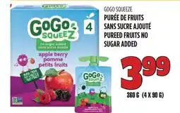 Marches Tau GOGO SQUEEZ PURÉE DE FRUITS SANS SUCRE AJOUTÉ offer